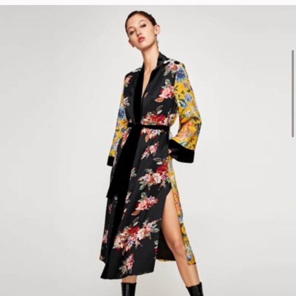 Zara Patchwork Kimono - image 4